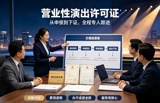 我司办理营业性演出许可证案例