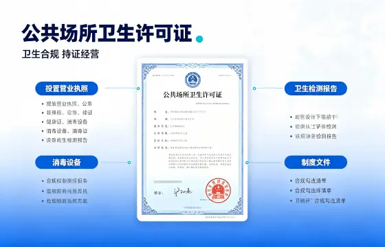 公共场所卫生许可证